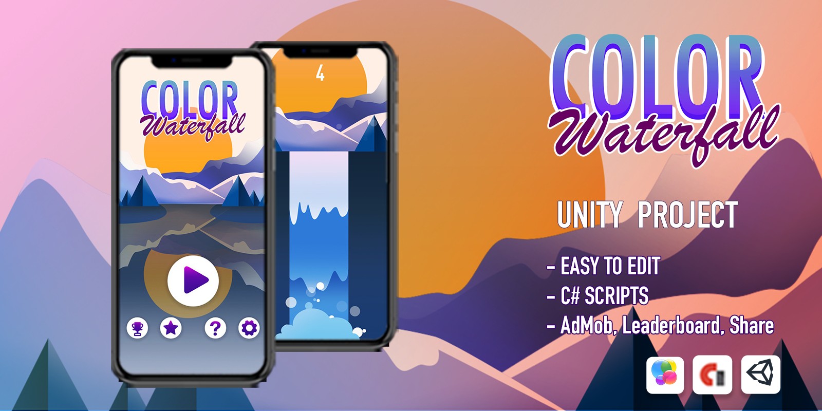 Color Waterfall - iOS Source Code
