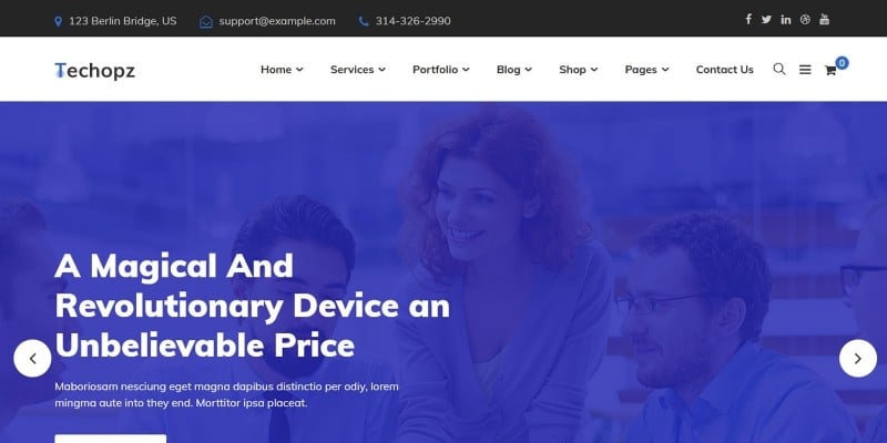 Techopz - Multipurpose Business WordPress Theme