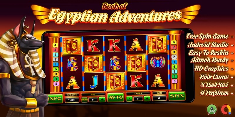 Egyptian Adventures Slot Machine - Android Studio