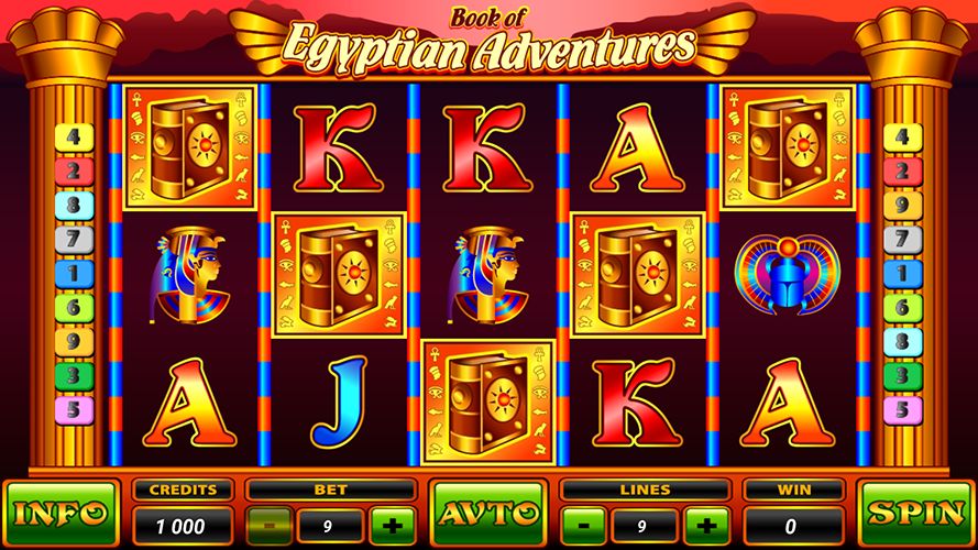 Egyptian Adventures Slot Machine Android Studio by Droidcoder Codester