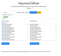 Keyword Miner Keywords Generator Script  Screenshot 4
