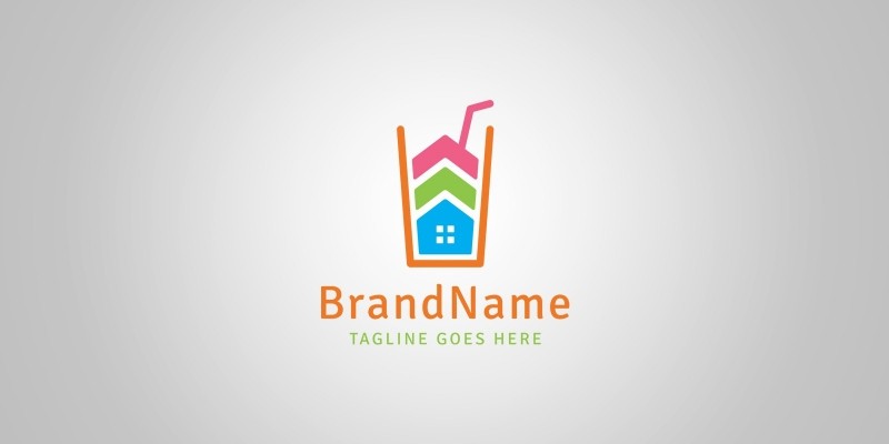 Juice House Logo Template