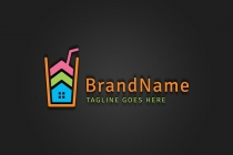 Juice House Logo Template Screenshot 2