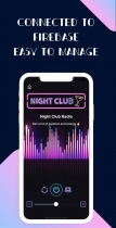 Night Club Radio - Full iOS Application Screenshot 2