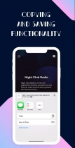 Night Club Radio - Full iOS Application Screenshot 3