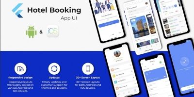 Hotel Booking Travel App UI Template With Flutter