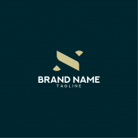 Luxury Letter N logo