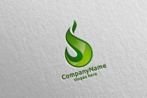3D Fire Flame Element Logo Design Screenshot 1