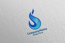 3D Fire Flame Element Logo Design Screenshot 4