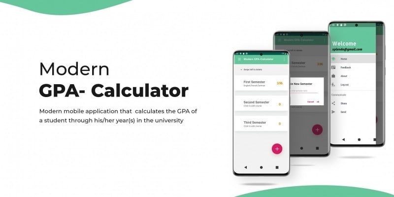 Simple GPA-calculator - Android App Template