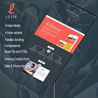 Lotek - Responsive Html App Landing Page Template