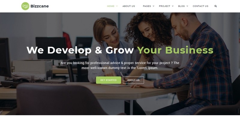 Bizzcane - HTML Bootstrap 4 Business Template