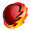 3D Electric Lightning Logo Energy and Thunder 