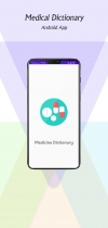 Medicine Dictionary - Android App Source Code Screenshot 1
