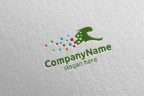 Speed Digital Marketing Logo With Cheetah Or Tiger Screenshot 1
