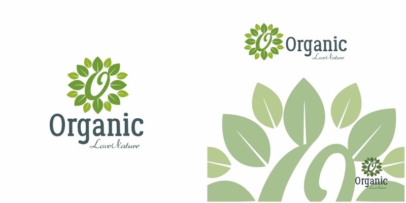 Organic Letter O Logo