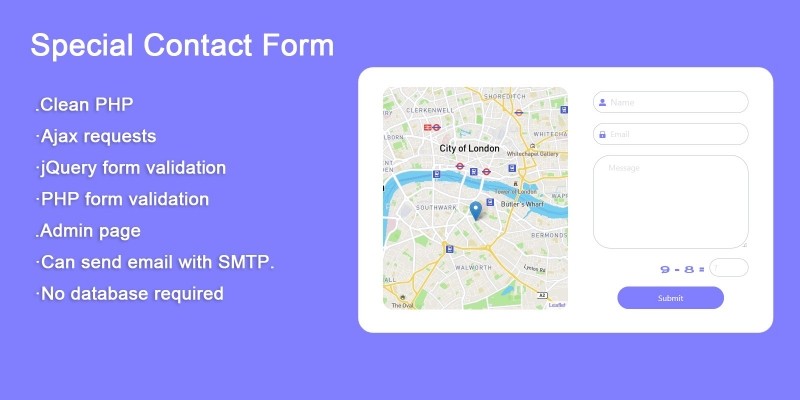 Special PHP Ajax Contact Form
