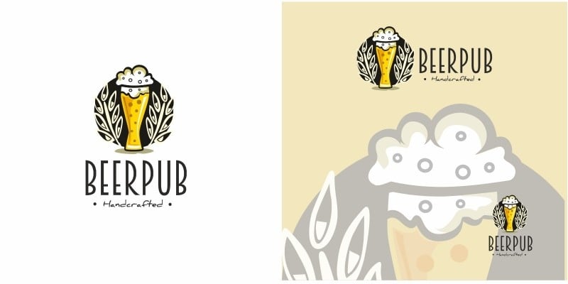 Beer Pub Logo