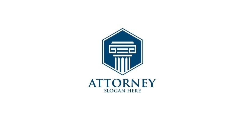 Law And Attorney Logo Design