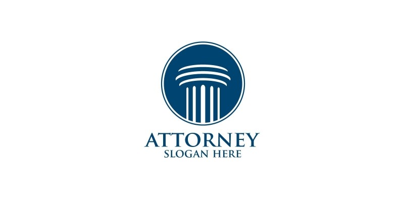 Law And Attorney Logo Design