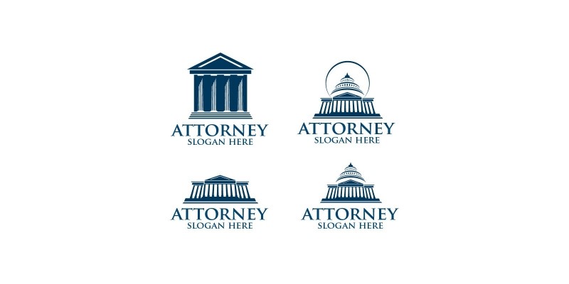 Law And Attorney Logo Design