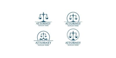 Law And Attorney Logo Design