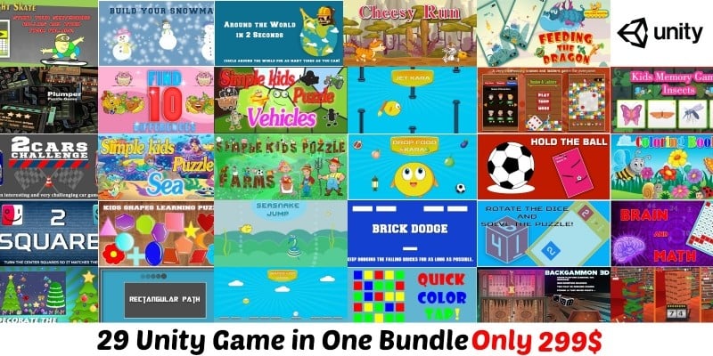 Unity Unlimited Bundle - 29 Unity Games