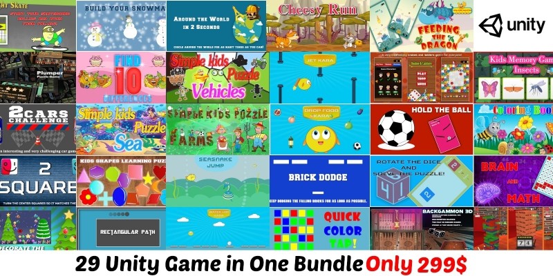 Unity Unlimited Bundle - 29 Unity Games