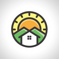 House And Mountain Logo