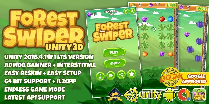 Forest Swiper Unity3D With Admob