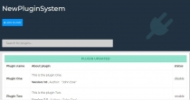 NewPluginSystem PHP Screenshot 2