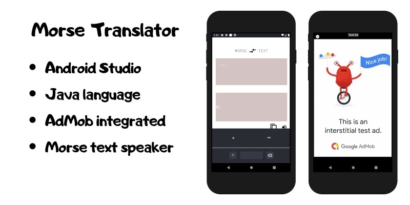 Morse Translator - Android Studio Java Application
