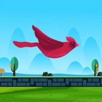 Flying Bird Game - Android Source Code Screenshot 4