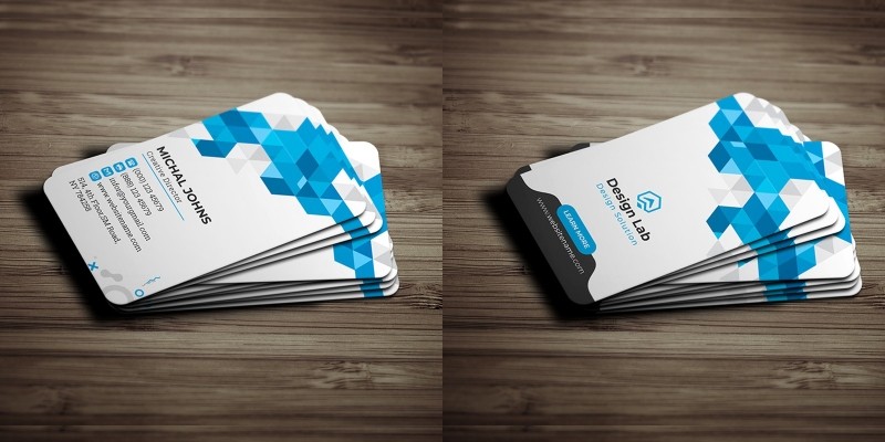 Abstract Business Card