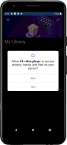 4k Video Player AdMob - Android App Source Code Screenshot 6