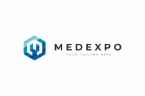 M Letter Hexagon Logo Screenshot 2