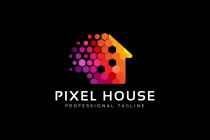 Colorful Pixel House  Logo Screenshot 2