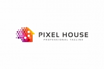 Colorful Pixel House  Logo Screenshot 3