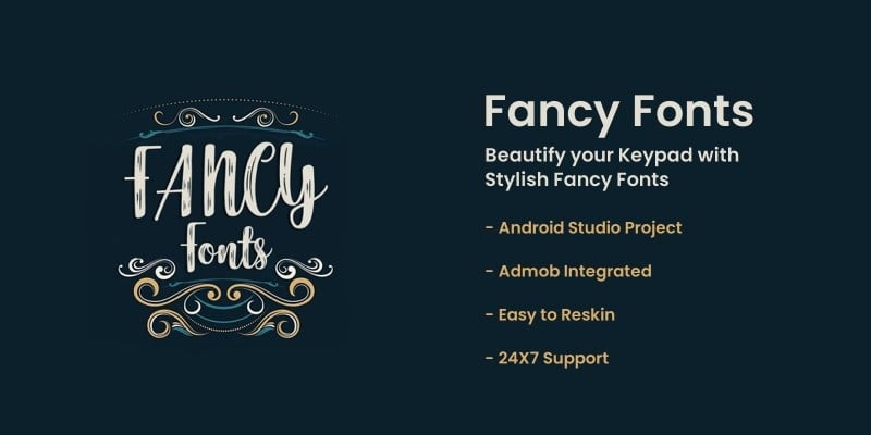 Fancy Fonts - Android App Source Code
