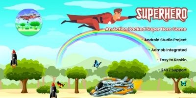 SuperHero Adventure Game - Android Source Code