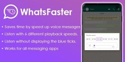 WhatsFaster - Speed up WhatsApp Voice Android