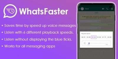 WhatsFaster - Speed up WhatsApp Voice Android