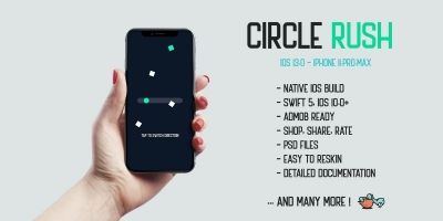 Circle Rush - Native iOS Mobile App Source Code