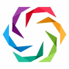 Rotation Circle Colorful Logo