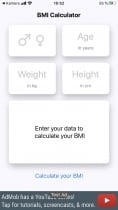 BMI Calculator - React App Template Screenshot 1