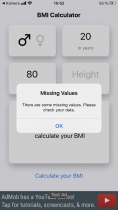 BMI Calculator - React App Template Screenshot 2