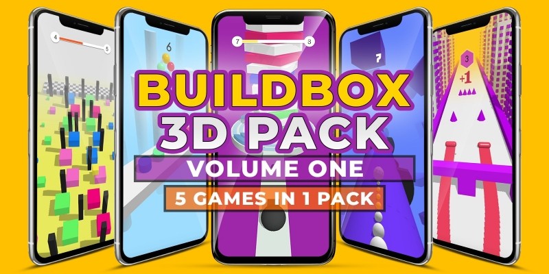 Buildbox 3D Pack - 5 In 1 - Volume One