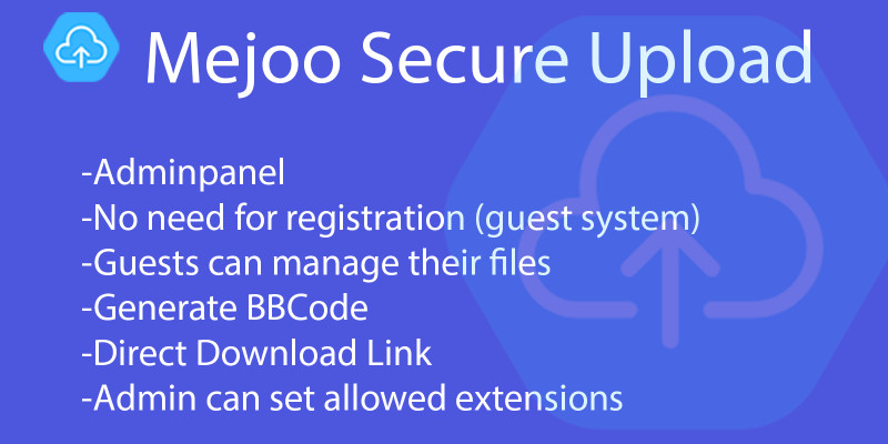 Mejoo - Secure Upload Script