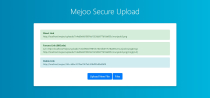 Mejoo - Secure Upload Script Screenshot 3