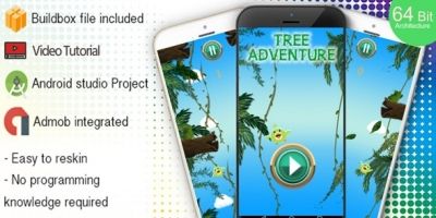 Tree Adventure Buildbox Template With Admob